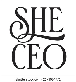 she ceo confident eps design