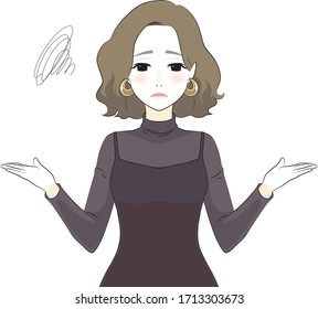she is confused or shocked