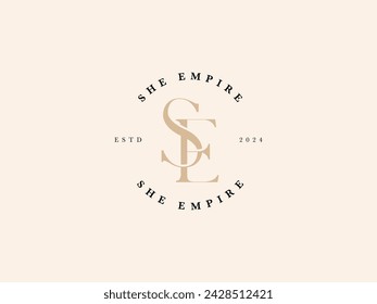 She Empire Lady Preneur Logo Template