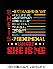 She extraordinary creative magical kind graphic design,
 women's day gifts idea, women's day design idea ,women's day , international women's day, 8th march.