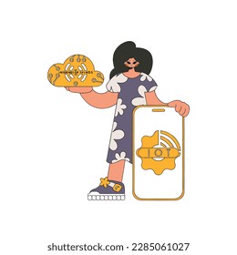 She has a server for cloud storage and IoT connectivity.