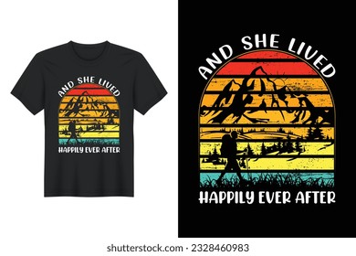 And She Lived Happily Ever After, T-shirt Design