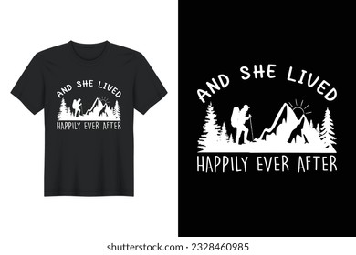 And She Lived Happily Ever After, T-shirt Design