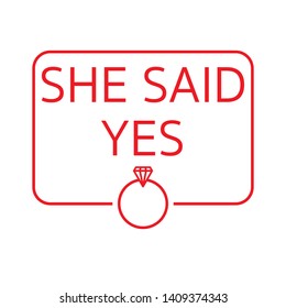 she said yes on will you marry me