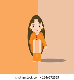 She is thinking about various stories.