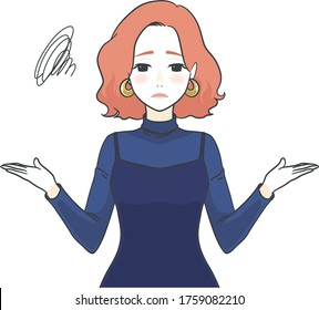 she is in trouble and confused
