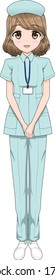 She is a woman who works in the medical field