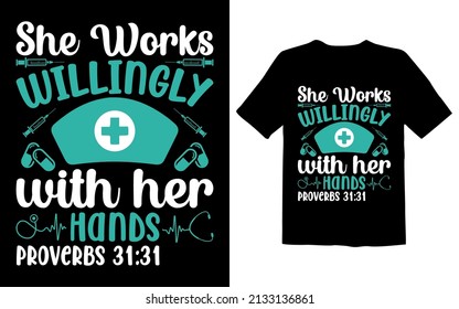 She works willingly with her hands proverbs 31:31