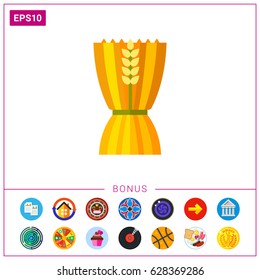 Sheaf of wheat ears icon
