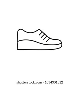 sheakers icon element of fitness icon for mobile concept and web apps. Thin line sheakers icon can be used for web and mobile. Premium icon on white background