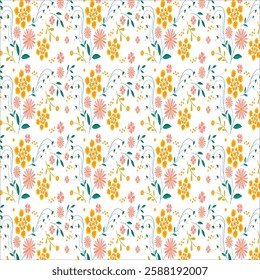 sheamless pattern with coloursful butterfiles