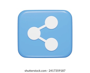  Shear icon 3d render illustration