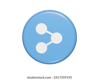  Shear icon 3d render illustration