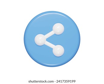  Shear icon 3d render illustration