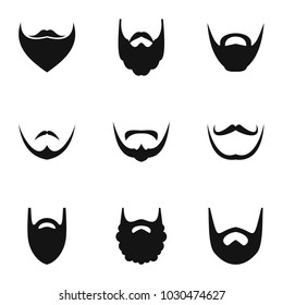 Shear icons set. Simple set of 9 shear vector icons for web isolated on white background