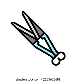 shear sheep hand tool color icon vector. shear sheep hand tool sign. isolated symbol illustration