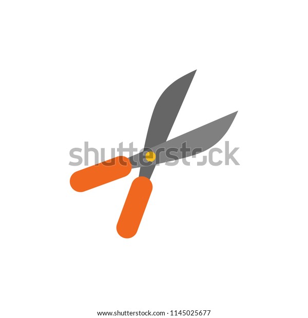 Shears Gardening Logo Icon Design Stock Vector (Royalty Free) 1145025677