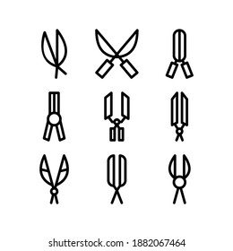Shears icon or logo isolated sign symbol vector illustration - Collection of high quality black style vector icons
