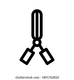 Shears icon or logo isolated sign symbol vector illustration - high quality black style vector icons
