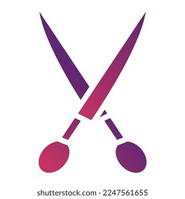 shears icon, suitable for a wide range of digital creative projects. 