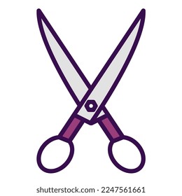 shears icon, suitable for a wide range of digital creative projects. 