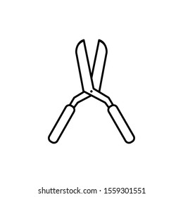 Shears icon vector illustration logo template for many purpose. Isolated on white background.