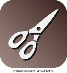 Shears Vector Glyph Gradient Background Icon For Personal And Commercial Use.
