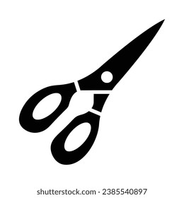 Shears Vector Glyph Icon For Personal And Commercial Use.
