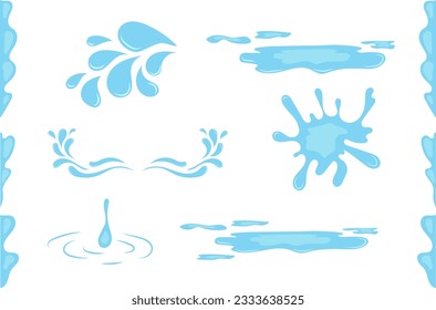 Shedding tears, tear streams, streams of tears, crying, crying, sobbing or mourning illustrations.  Cry, tears, drop concept on a white background. Vector flat cartoon character icon design.