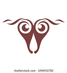 Sheep abstract sign