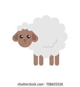 Sheep  Animal. Cute Vector
