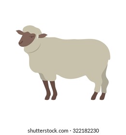 Sheep, animal, farm icon vector image. Can also be used for Animals and Insects. Suitable for mobile apps, web apps and print media.