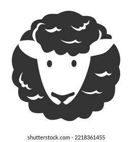 sheep animal logo Icon Illustration Brand Identity template