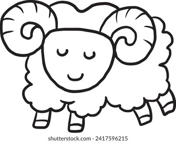 sheep animal vector lamb cute cartoon