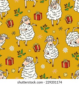 sheep background vector