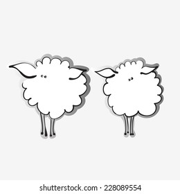 Sheep card.