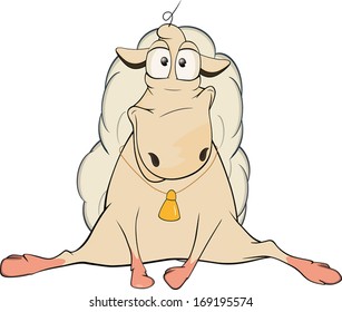 Sheep. Cartoon 