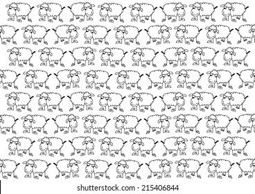 sheep cartoon