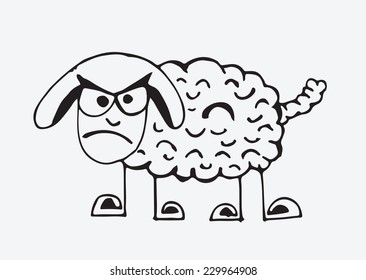 sheep cartoon