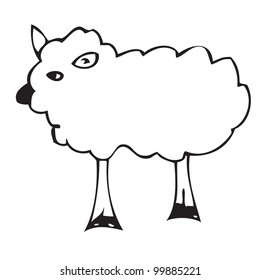 Sheep cartoon