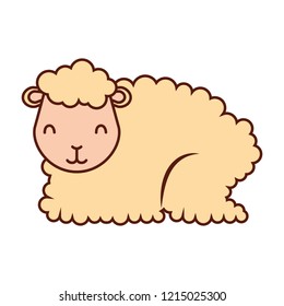 sheep cartoon animal wild life