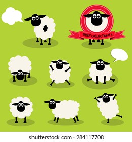 Sheep Character Collection,illustration Design