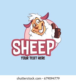 Sheep Character Illustration