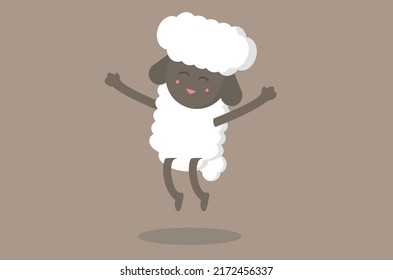Sheep cheering for Eid al-Adha