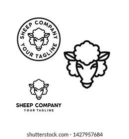 SHEEP COMPANY VECTOR LOGO DESIGN