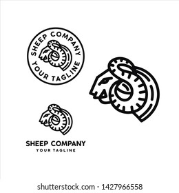 SHEEP COMPANY VECTOR LOGO DESIGN