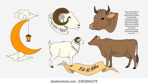 sheep and cow for eid al adha