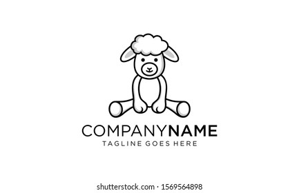 Sheep doll for logo designs inspiration