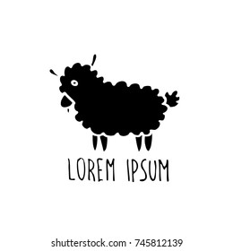 sheep doodle icon