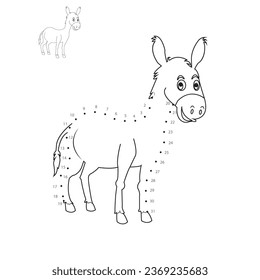 sheep dot to dot coloring page 